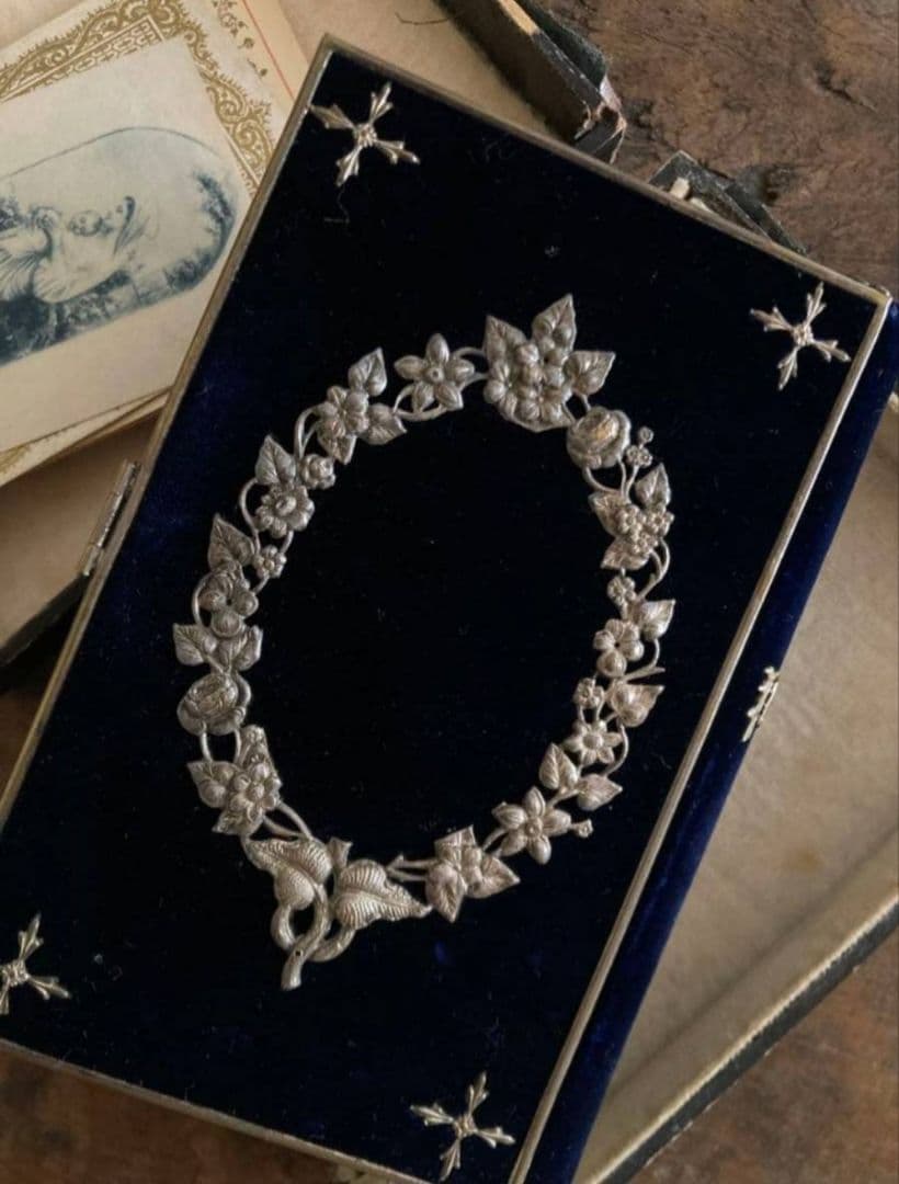 フランス アンティーク モノグラム 聖書 祈祷書 装飾 古書 ヴィンテージ 希少