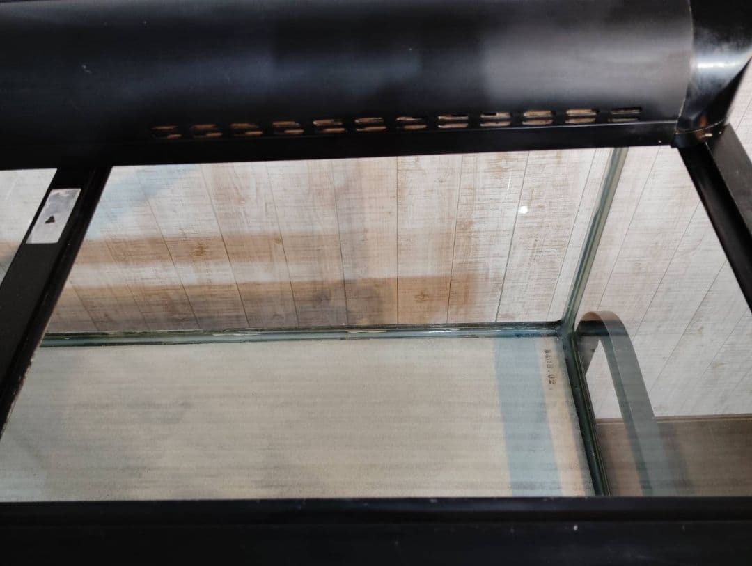 直接引取り限定 兵庫県加東市　90cmガラス水槽 照明 水槽台 セット 中古