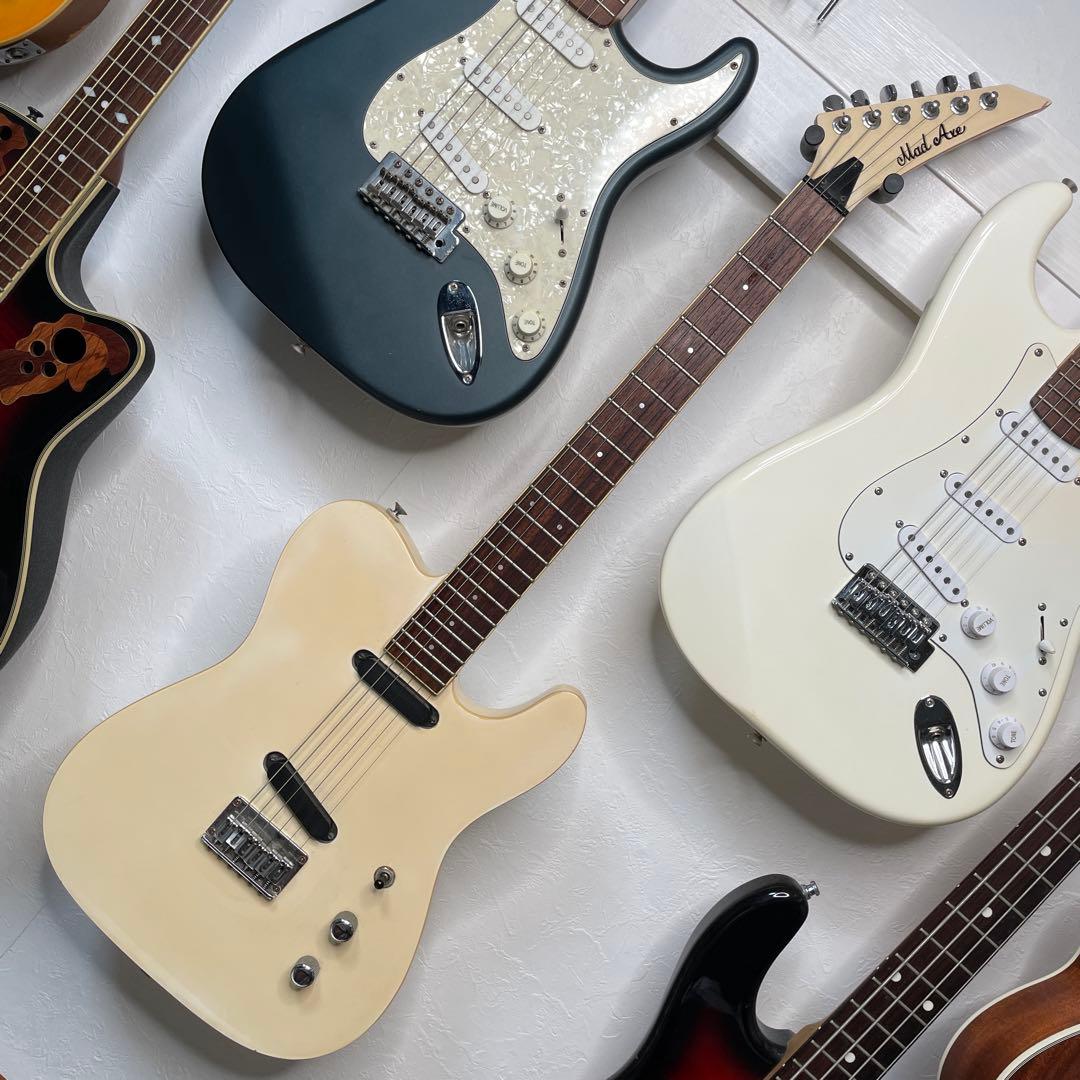 Mad Axe テレキャスター　エレキギター ホワイト TEJ