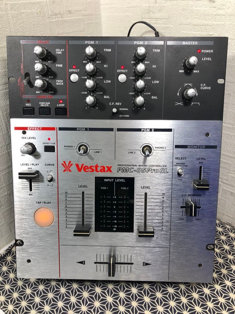 VESTAX PMC-05ProSL フェーダーメンテカットラグ　アダプタ付属