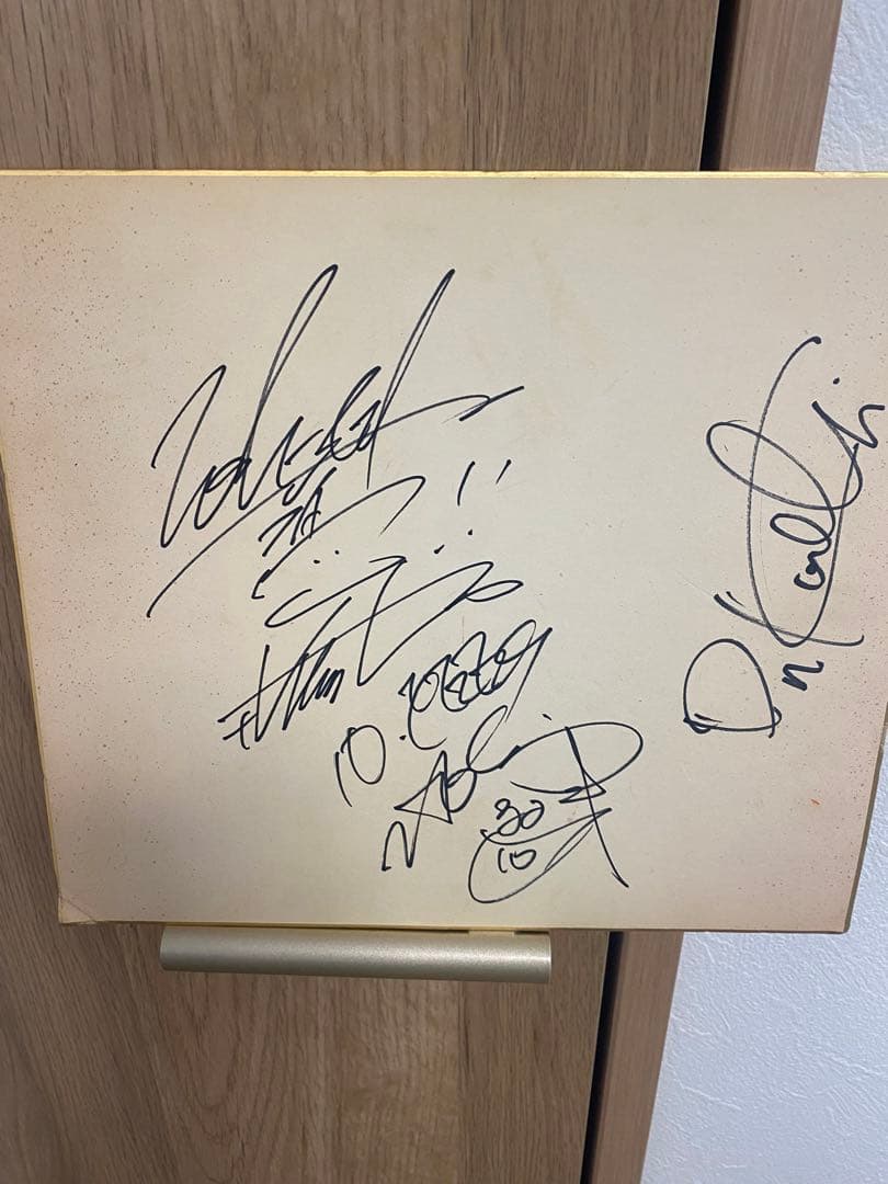 10-FEET 3人　サイン色紙