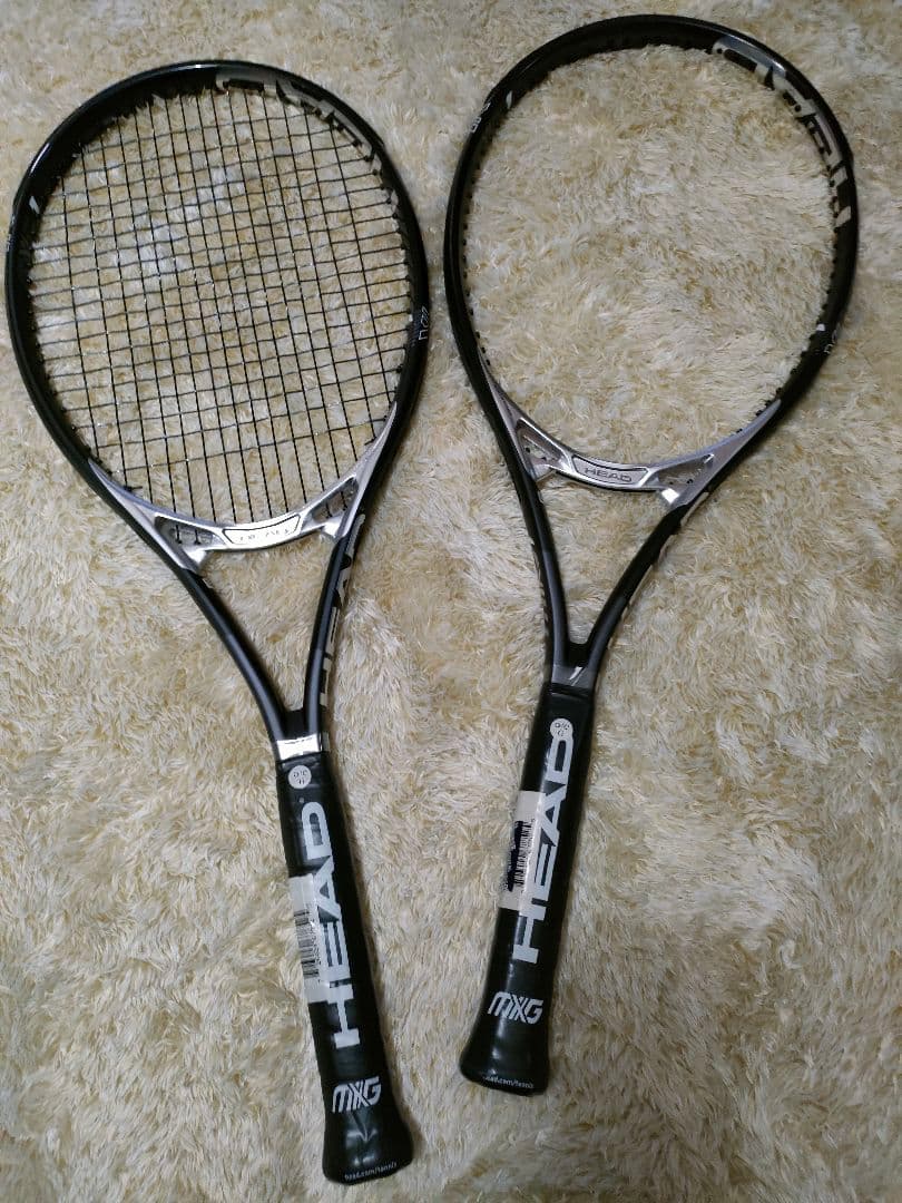 年末セール。HEAD MXG テニスラケット 2本セット g3