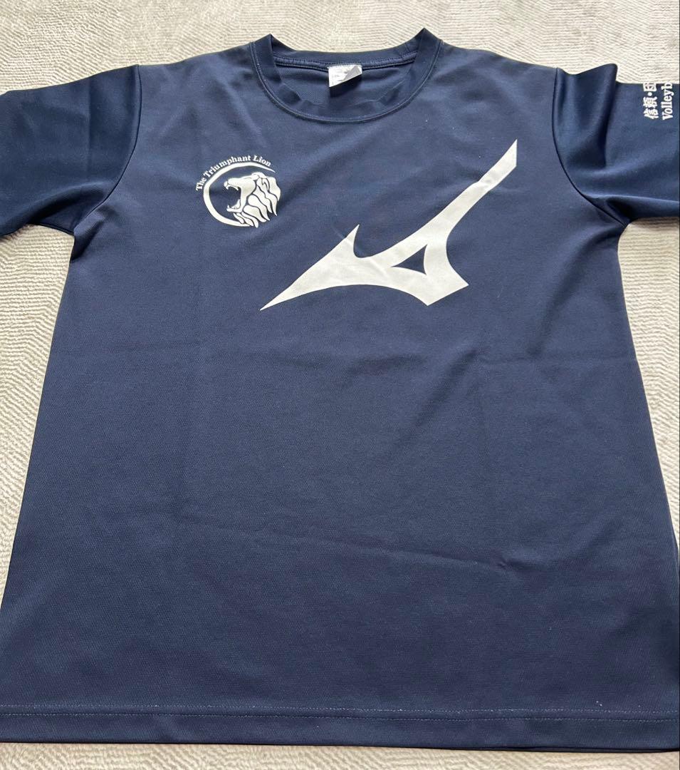 【非売品】日本体育大学 バレーボールTシャツ ネイビー　Lサイズ