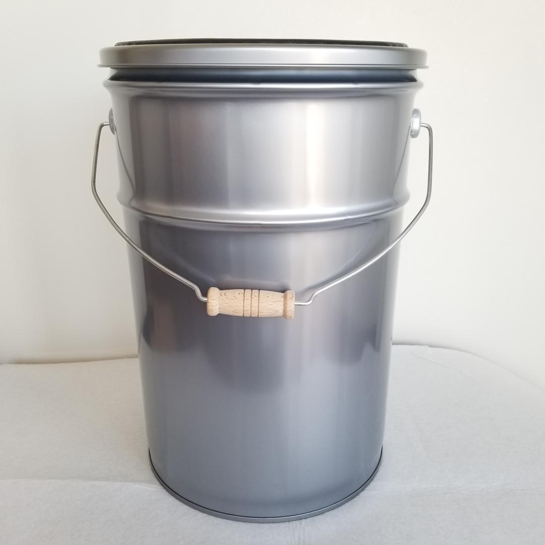 ペール缶・スツールクッション付・２５ℓ 【Ｌ】SIZE　2個セット