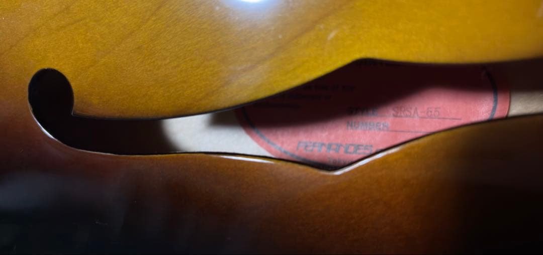 Burny SRSA-65 335 セミアコ GOTOH製マグナムロック交換