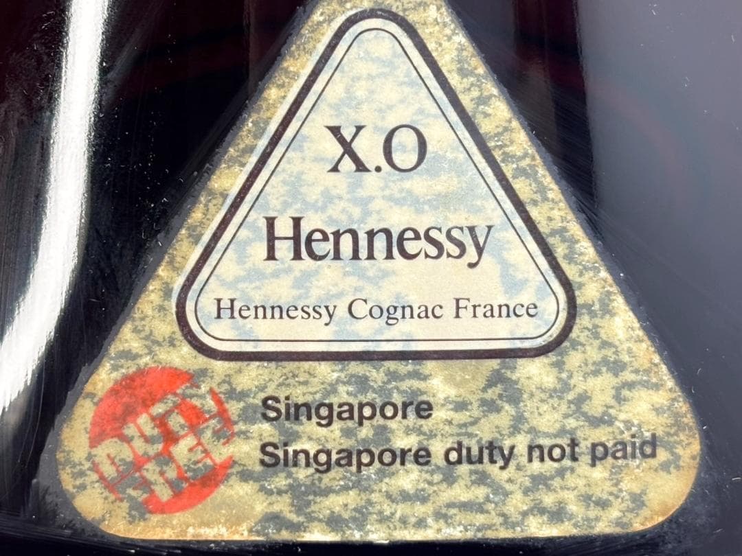 【YSL】ヘネシー XO コニャック クリアボトル 金キャップ