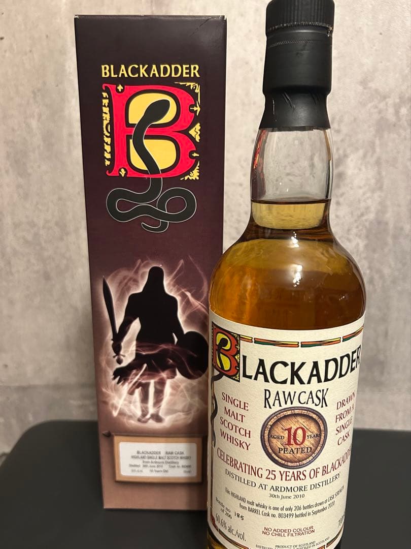 BLACKADDER RAW CASK アードモア 60%