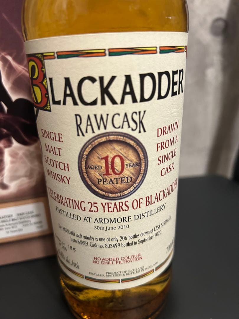 BLACKADDER RAW CASK アードモア 60%