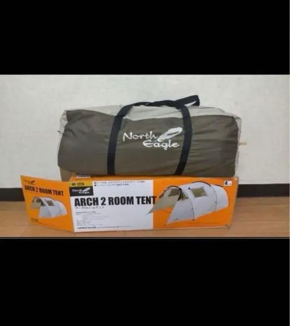 ノースイーグル アーチ２ルームテントNE-1228オプションポール付き