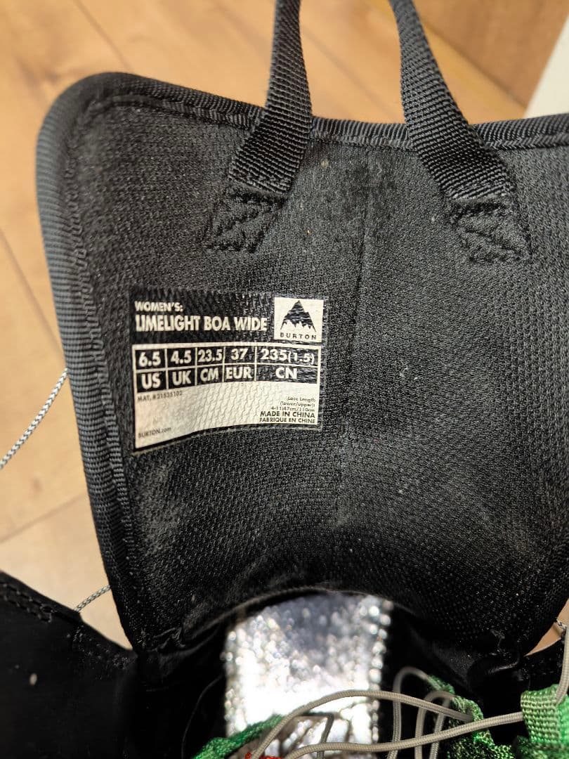 BURTON LIMELIGHT バートン ライムライト女性用 ダブルボア