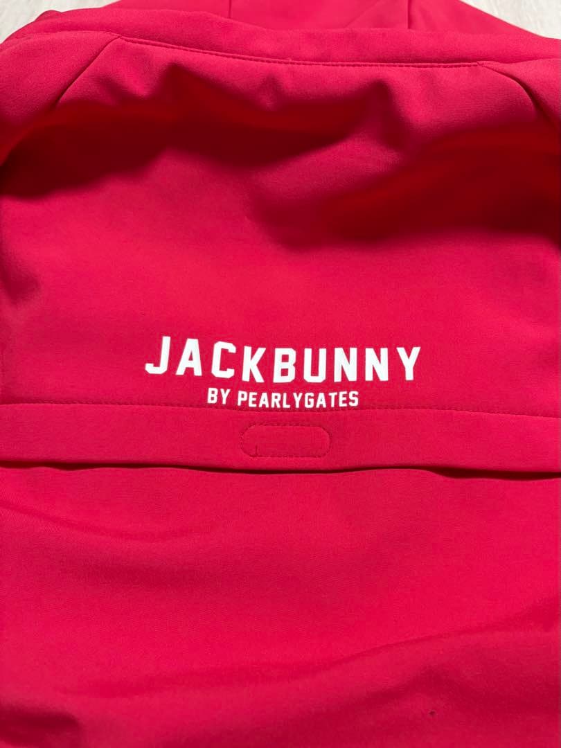 Jack Bunny 2WAYジャケット ピンク 裏起毛 フード取り外し可