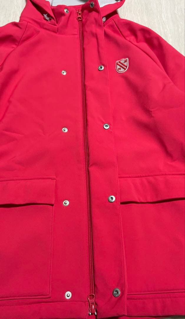 Jack Bunny 2WAYジャケット ピンク 裏起毛 フード取り外し可