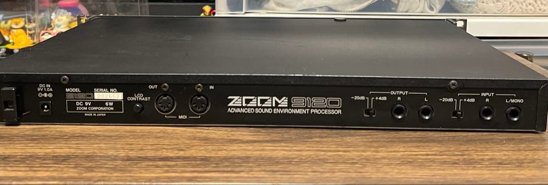 即発送 ZOOM 9120 本体 社外製のアダプター付き　動作確認済み
