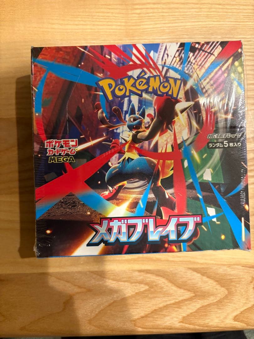 ポケモンカードゲーム メガブレイブ box シュリンク付き　未開封