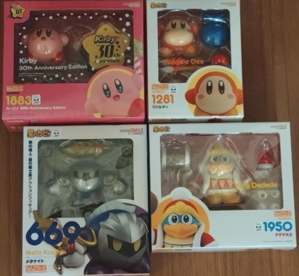 ねんどろいど カービィ ワドルディ メタナイト デデデ大王 4点セット