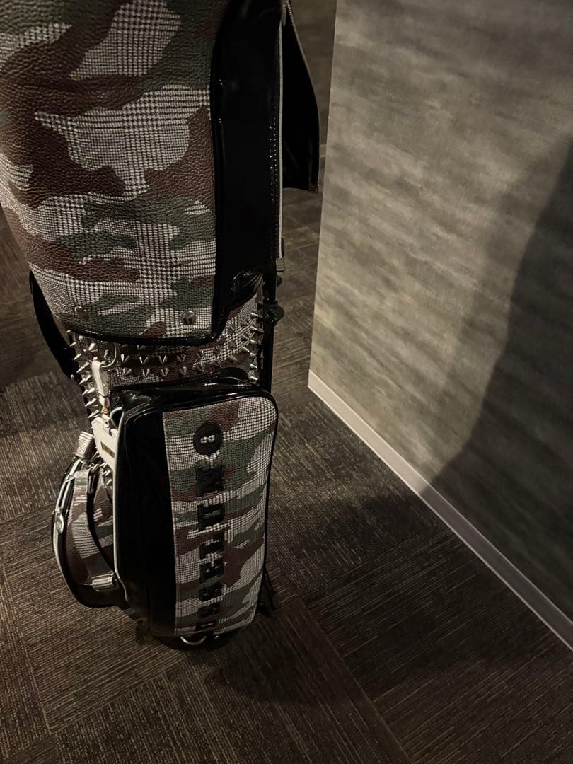 最終値下げRUSSELUNO 迷彩キャディバッグ