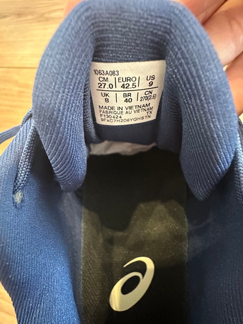 シューズ(男性用) asics UNPREARS LOW2 27.0