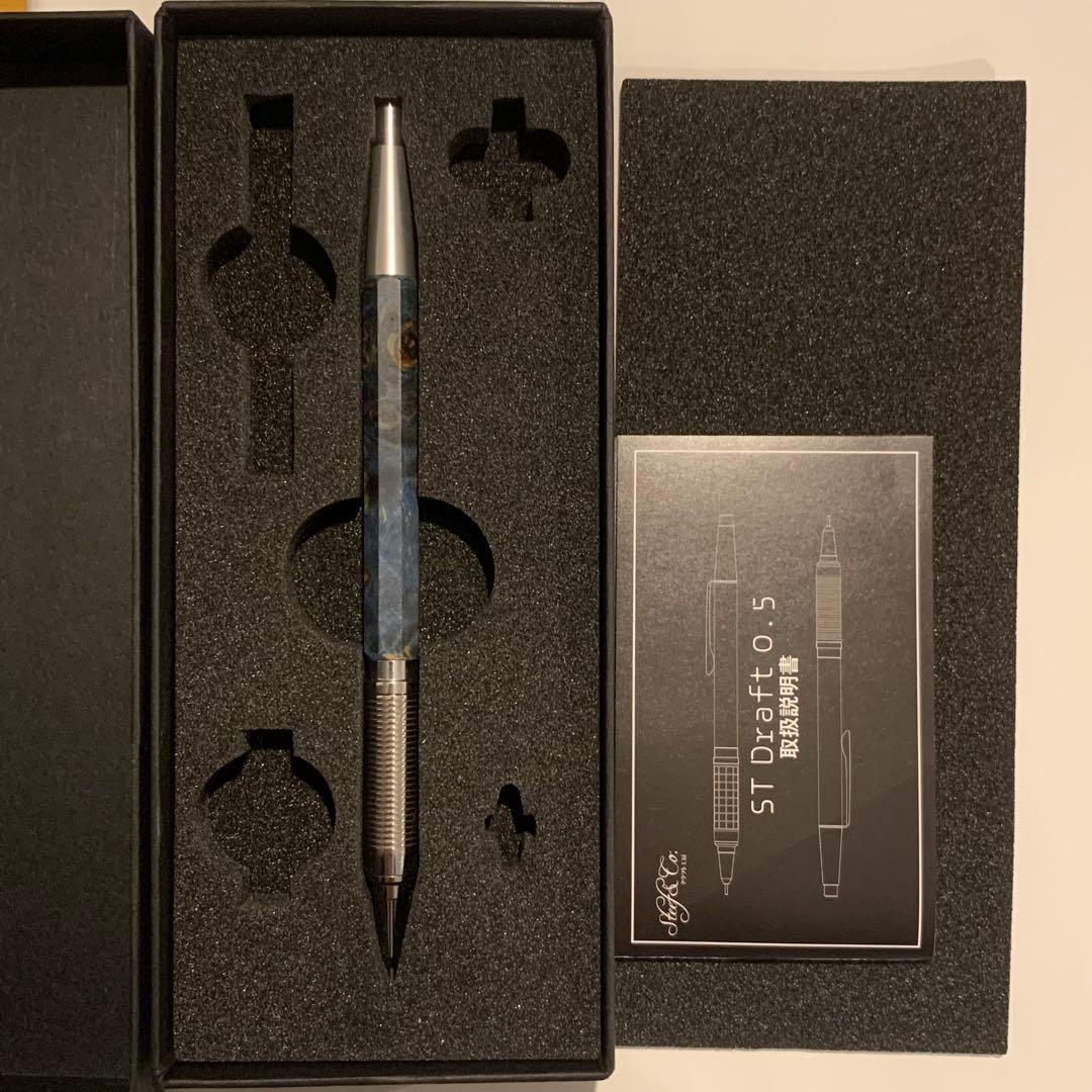 値下げなしSteef&Co STドラフト スタビライズドウッドシャープペンシル