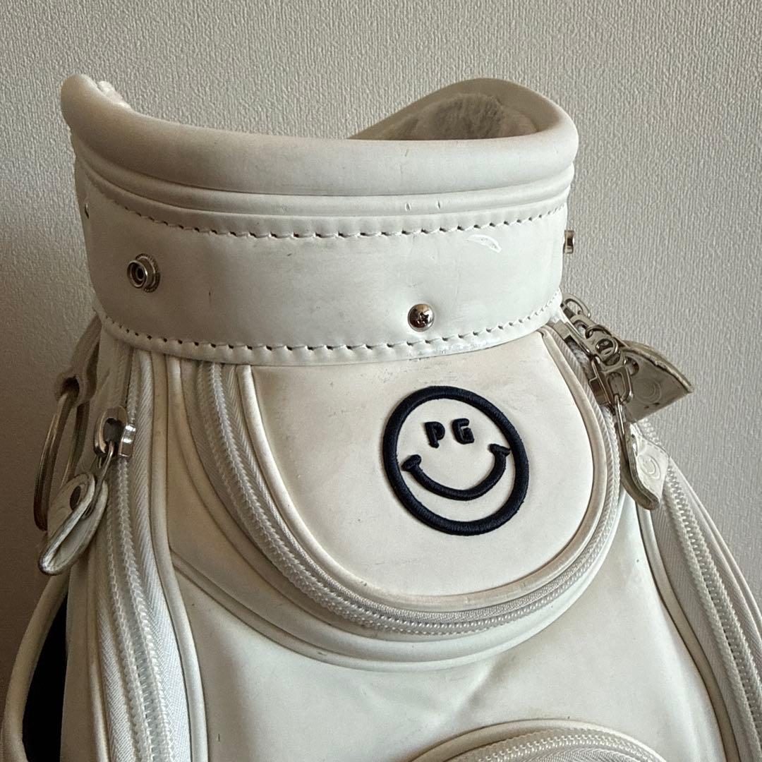 現行モデル　パーリーゲイツ　キャディバッグ　9.5型　白　ホワイト　正規品