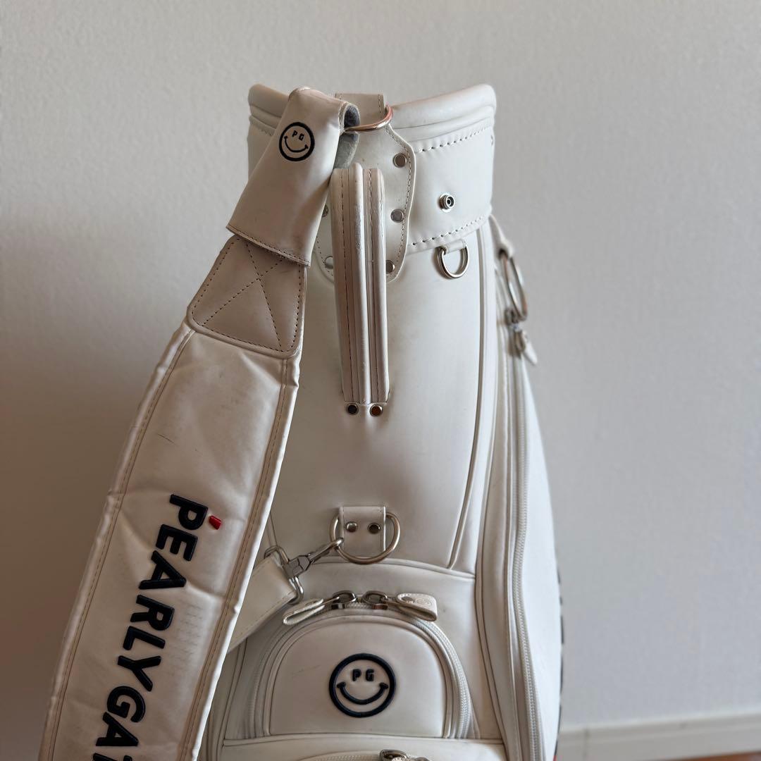 現行モデル　パーリーゲイツ　キャディバッグ　9.5型　白　ホワイト　正規品