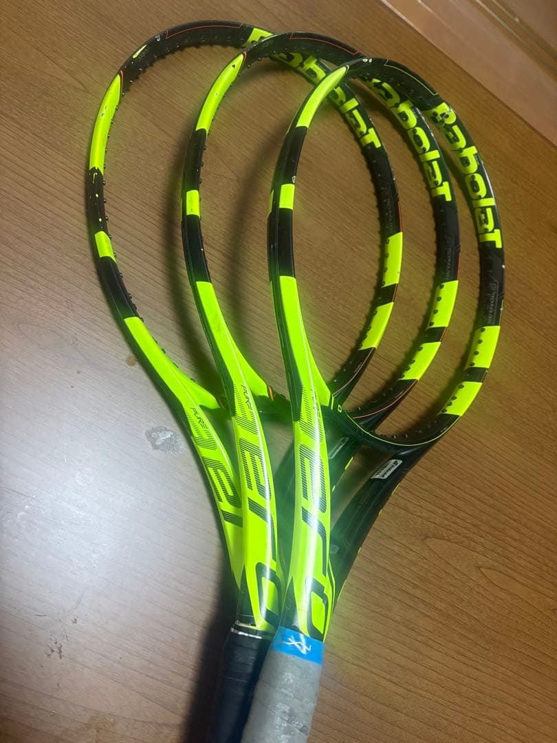 バボラ Pure Aero 2016 3本セット　（1本割れ観賞用＋2本実戦可）