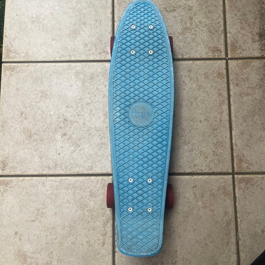 PENNY Thrasher スケートボード 水色デッキ