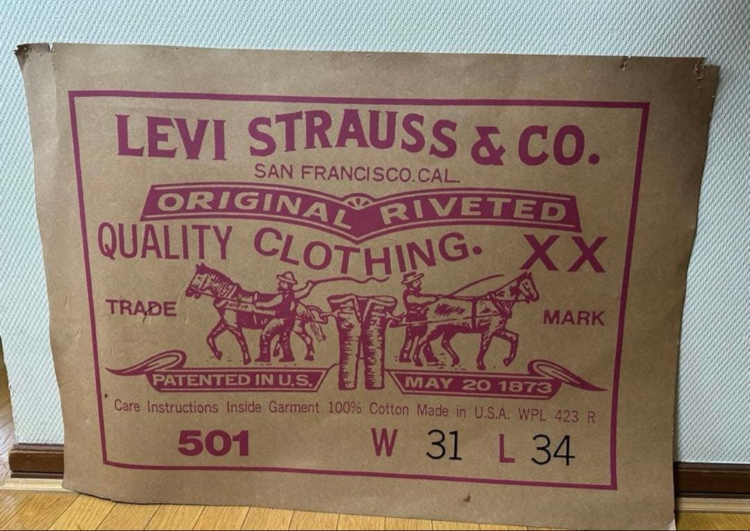 希少 Levi’s ビンテージポスター
