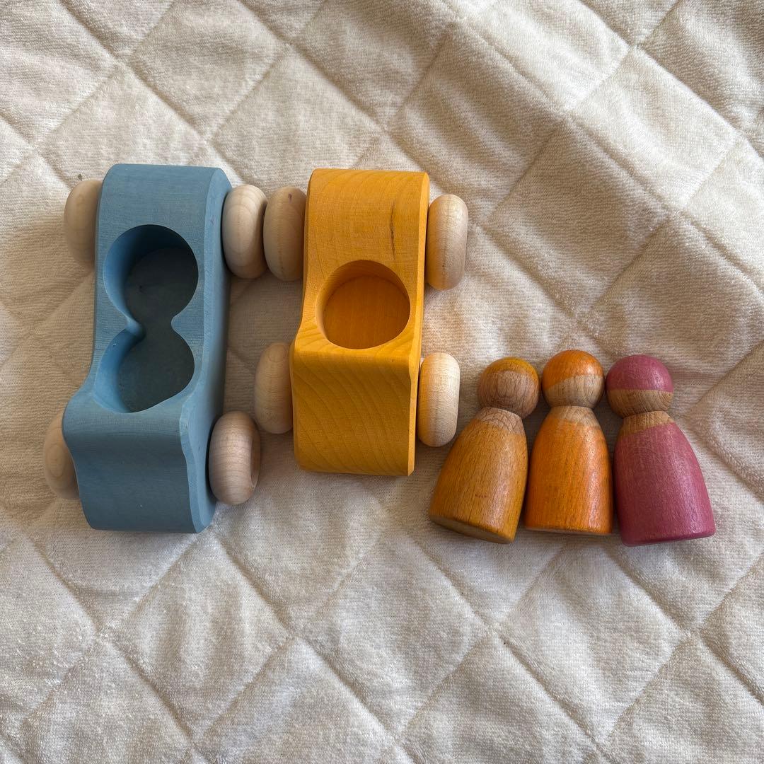 グリムス　オープンカー　車　木製　おもちゃ　知育玩具