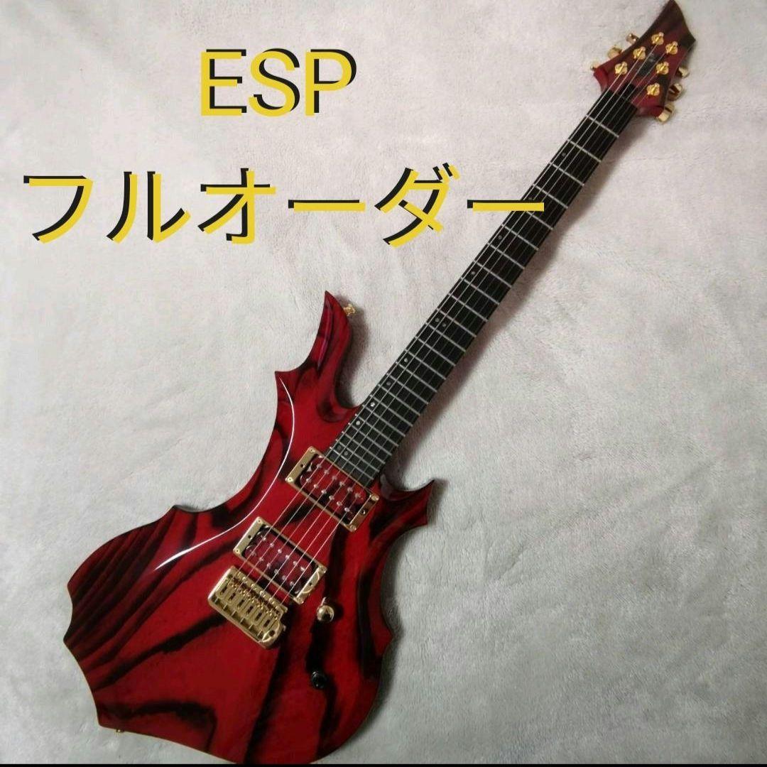 ESP フルカスタムオーダー ギター RED アッシュ