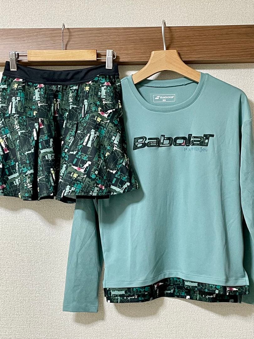 バボラ ウェア テニス シャツ スコート 2点セット Mサイズ