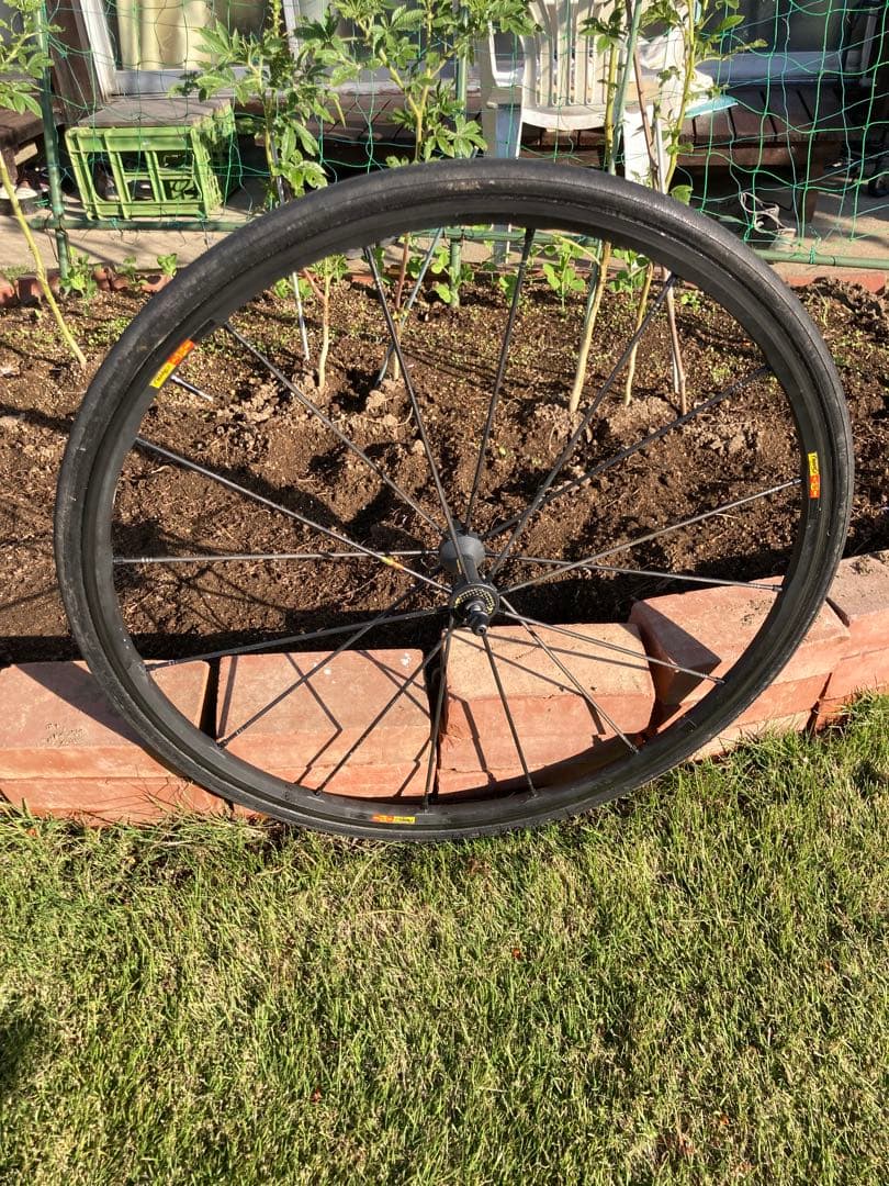 Mavic Ksyrium カーボンホイール チューブラー　スプロケ付き