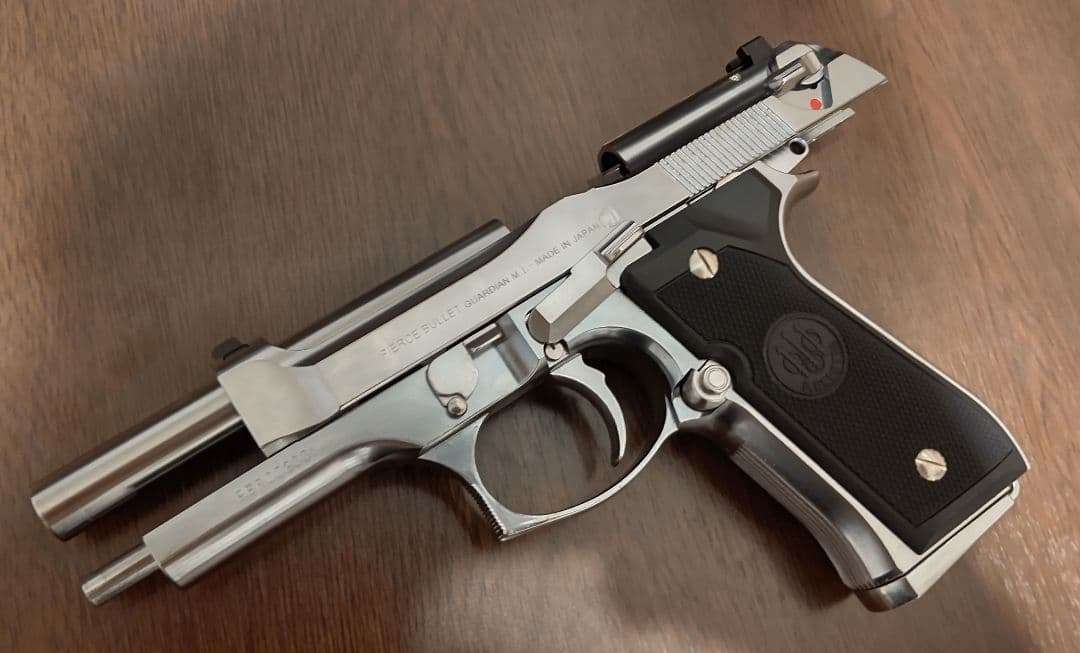 未発火 マルシン工業 ベレッタM92F モデルガン シルバーメッキ ABS