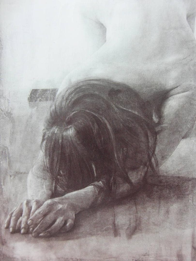 山本 雄三　「Woman 背中」、厳選、希少画集・額装画、人気作品