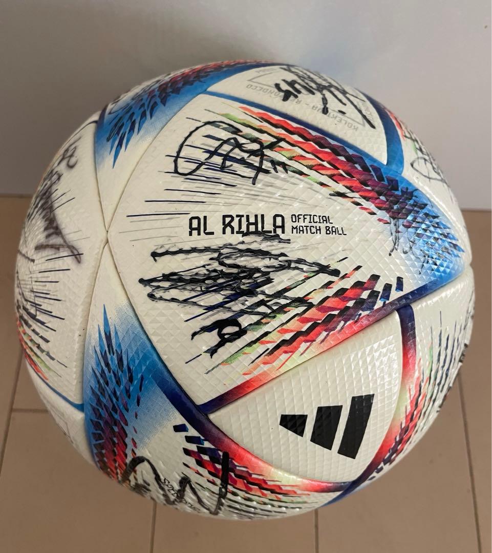 FIFA ワールドカップ2022 サッカーボール サイン入り 公式球