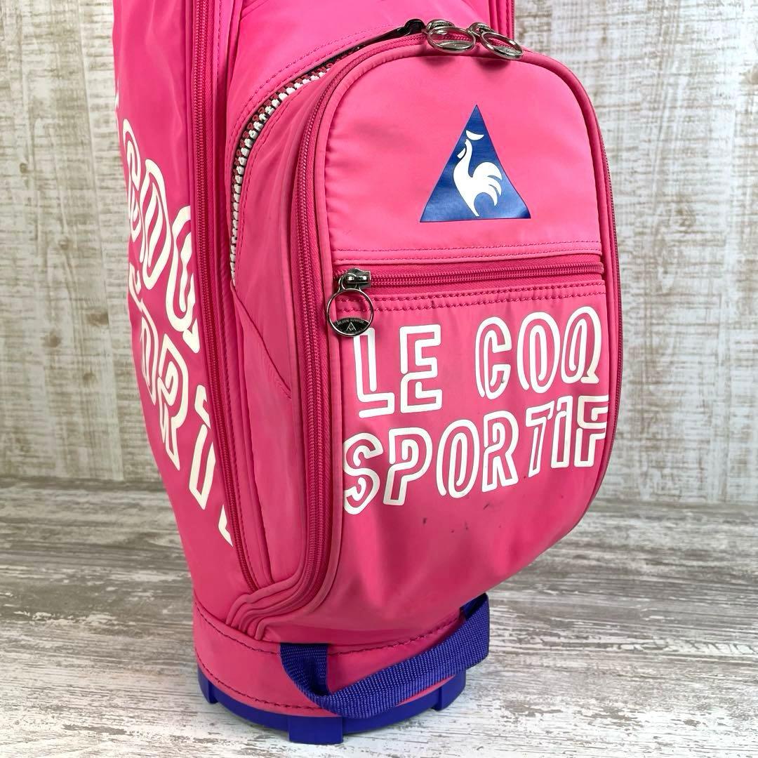 le coq sportif GOLF レディースキャディバッグ　ピンク　超軽量