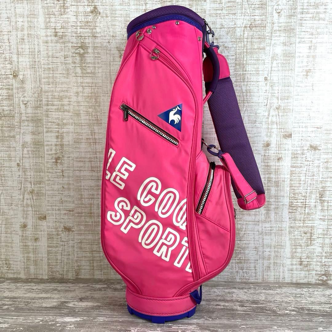 le coq sportif GOLF レディースキャディバッグ　ピンク　超軽量