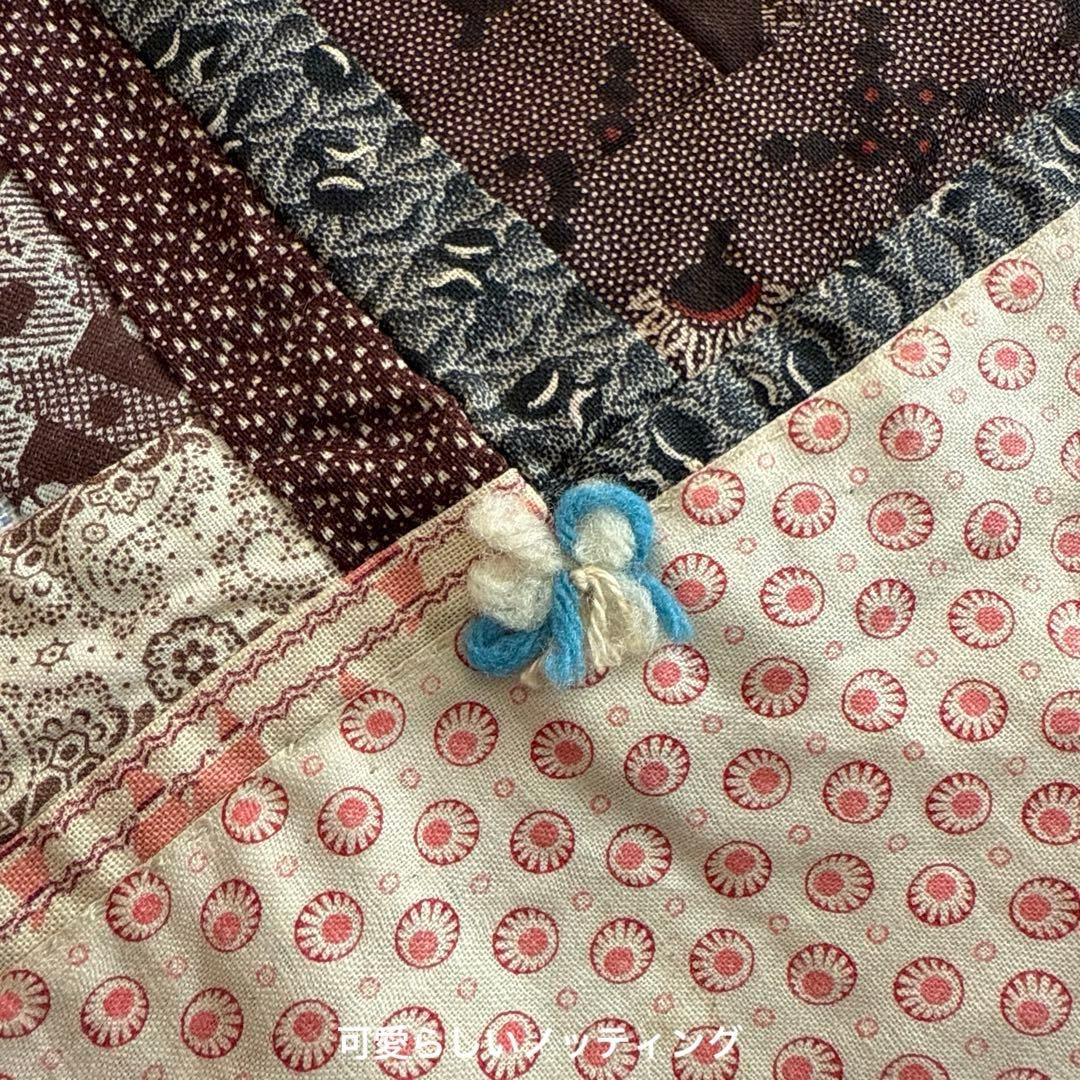 アンティークキルト ログキャビン ♢デッドストック♢