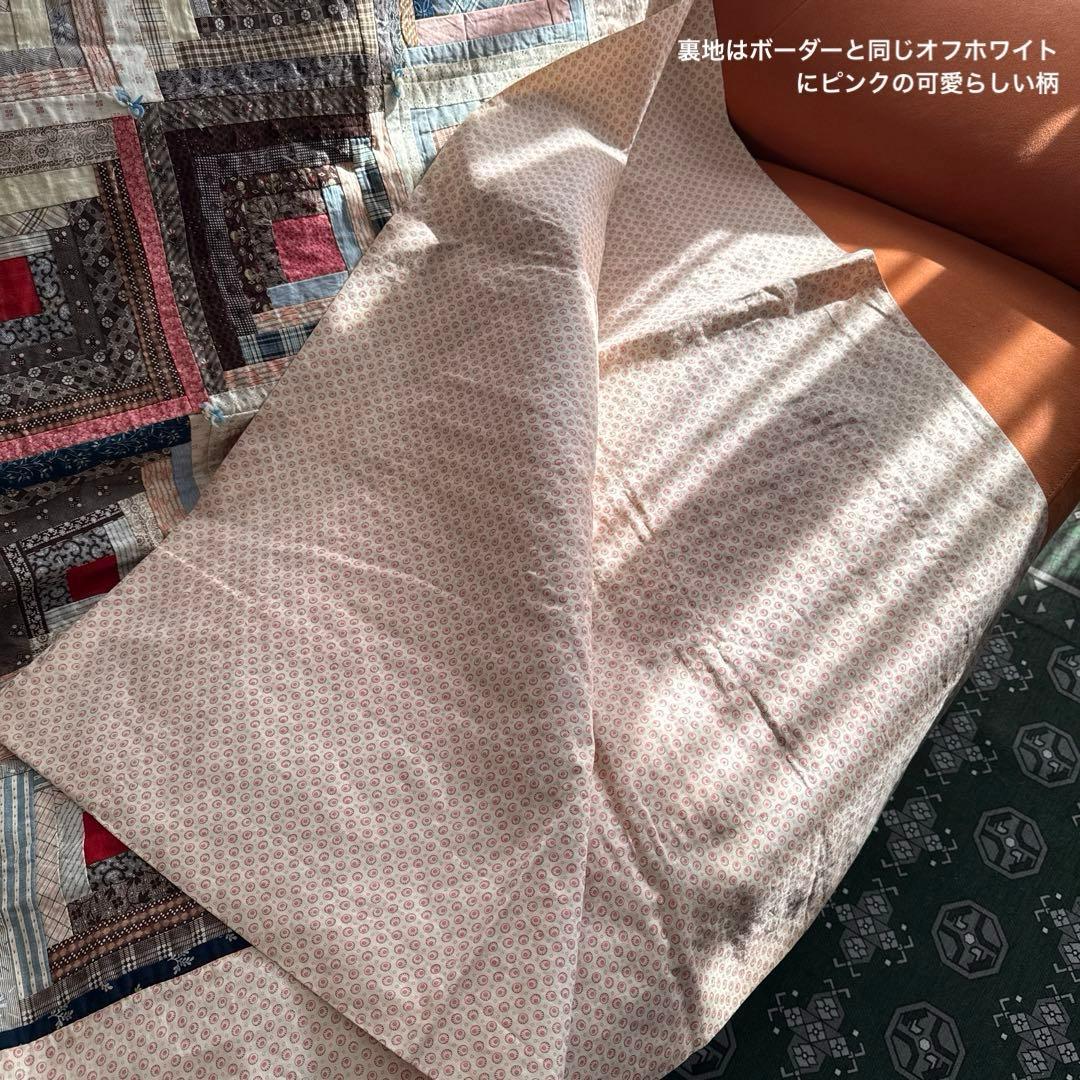 アンティークキルト ログキャビン ♢デッドストック♢