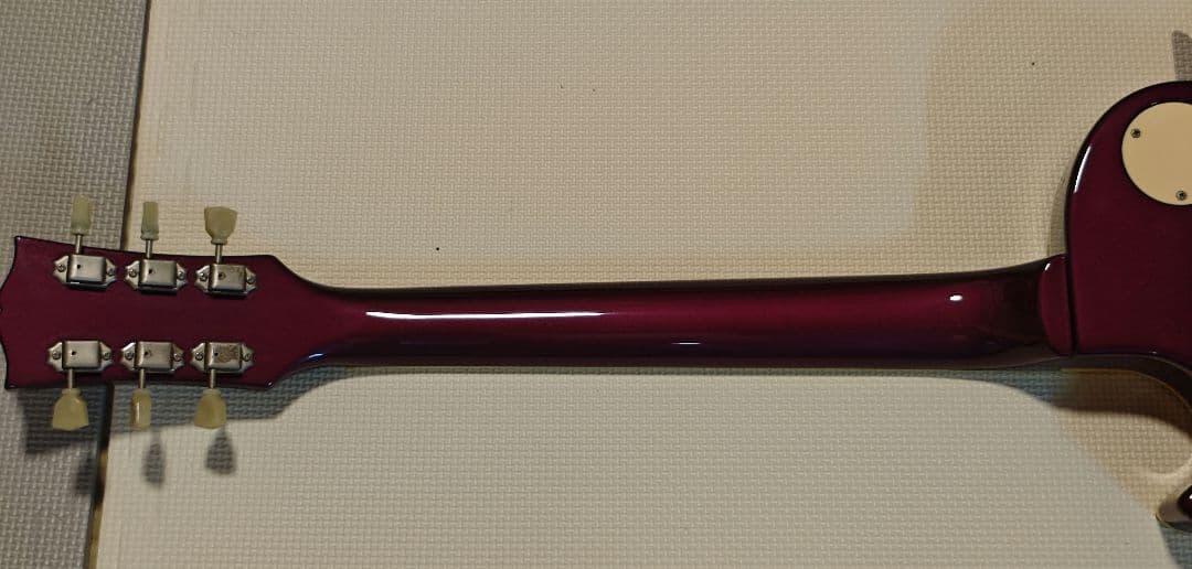 レスポールスタイル オリジナル エレキギター パープル