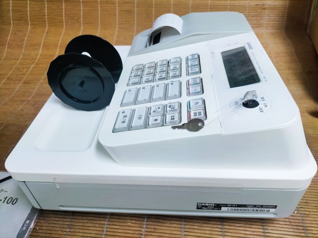 カシオレジスター　SE-G1　人気機種　送料無料　012999