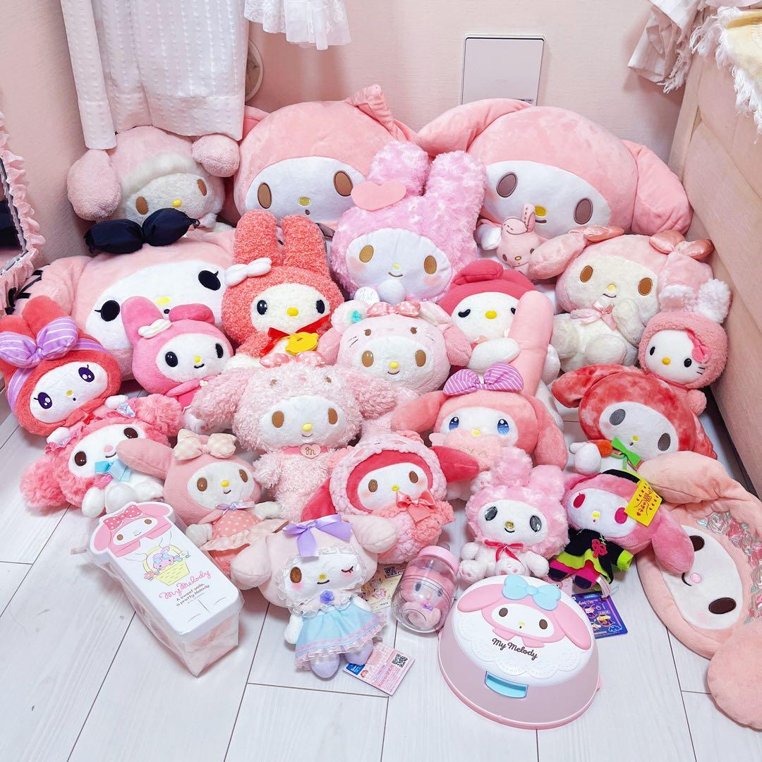 サンリオ　マイメロディ　大量ぬいぐるみ25点まとめ売り　ちいかわ　ディズニー