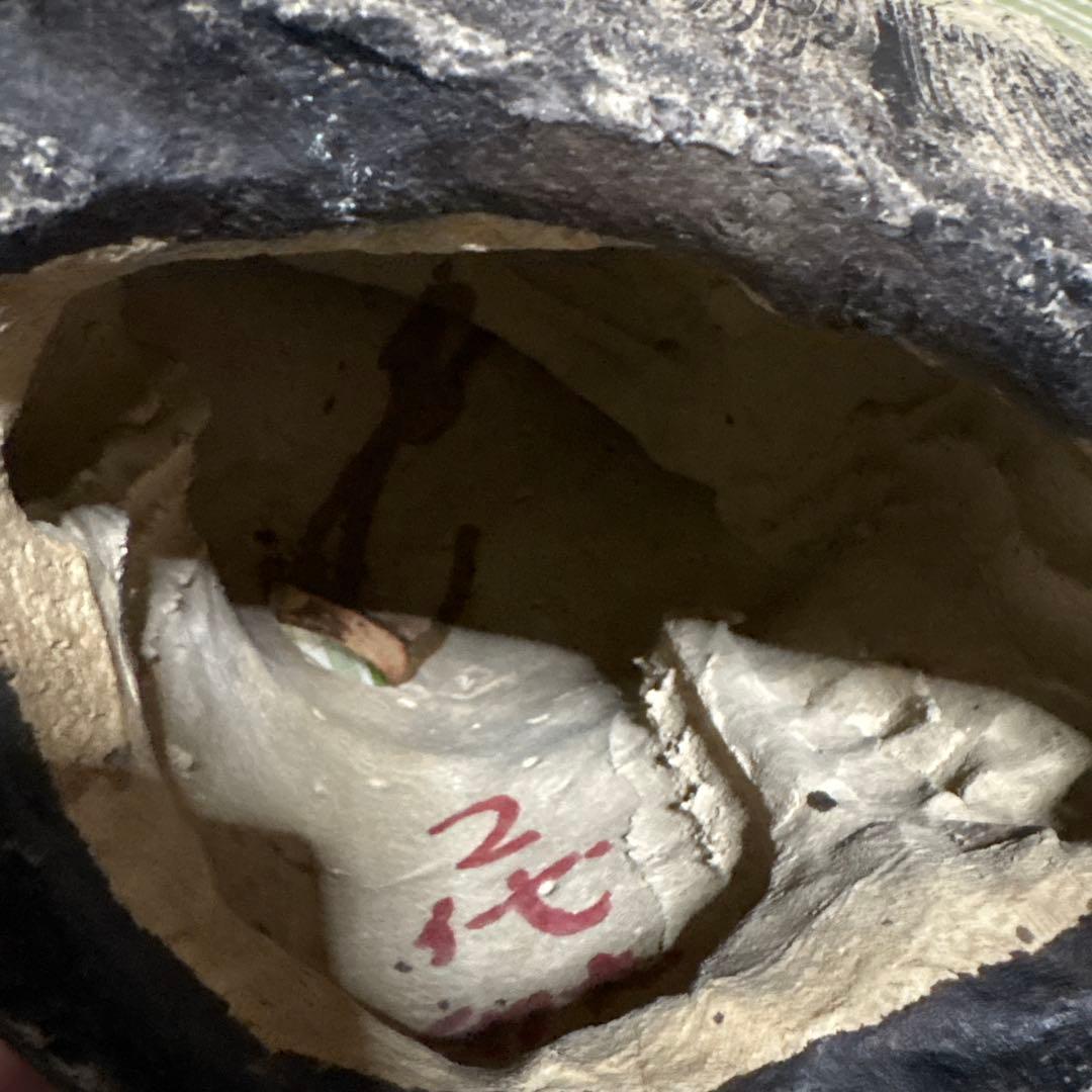 信楽焼　白　たぬき　狸　焼き物　ホワイト　2代　38cm 陶芸　工芸品　置物