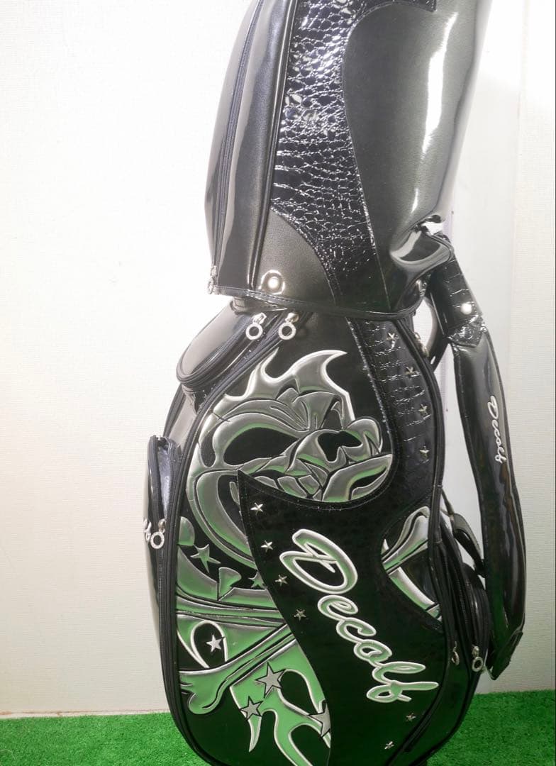 Decolf ゴルフバッグ・キャディバッグ 黒/緑　未使用