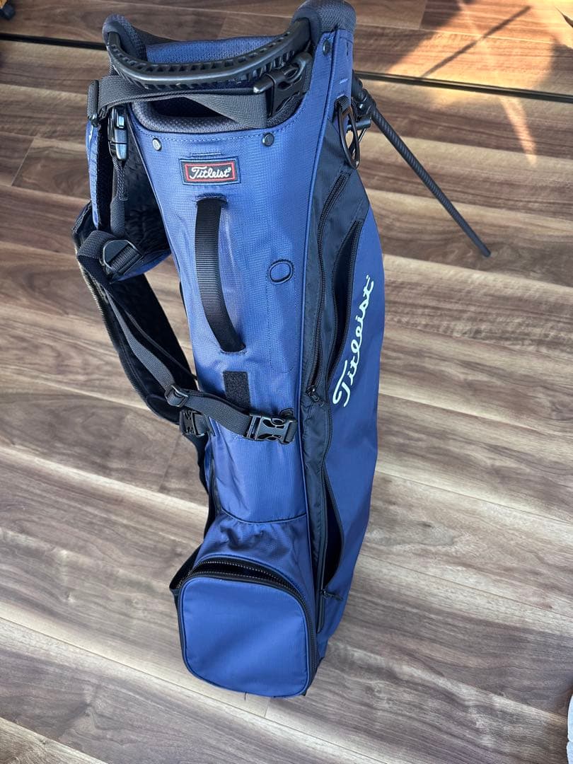 【未使用に近い】Titleist タイトリスト軽量スタンドキャディバッグネイビー