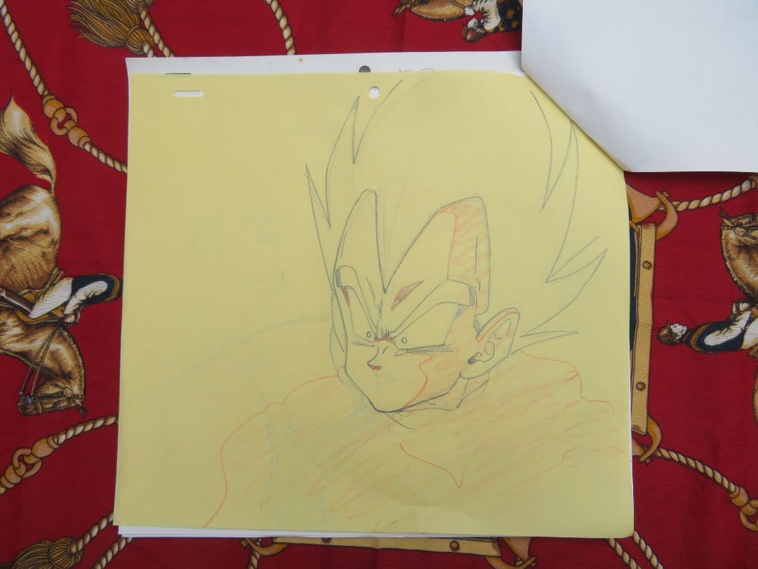 j*い様 ドラゴンボール セル画 原画 ベジータ 当時品