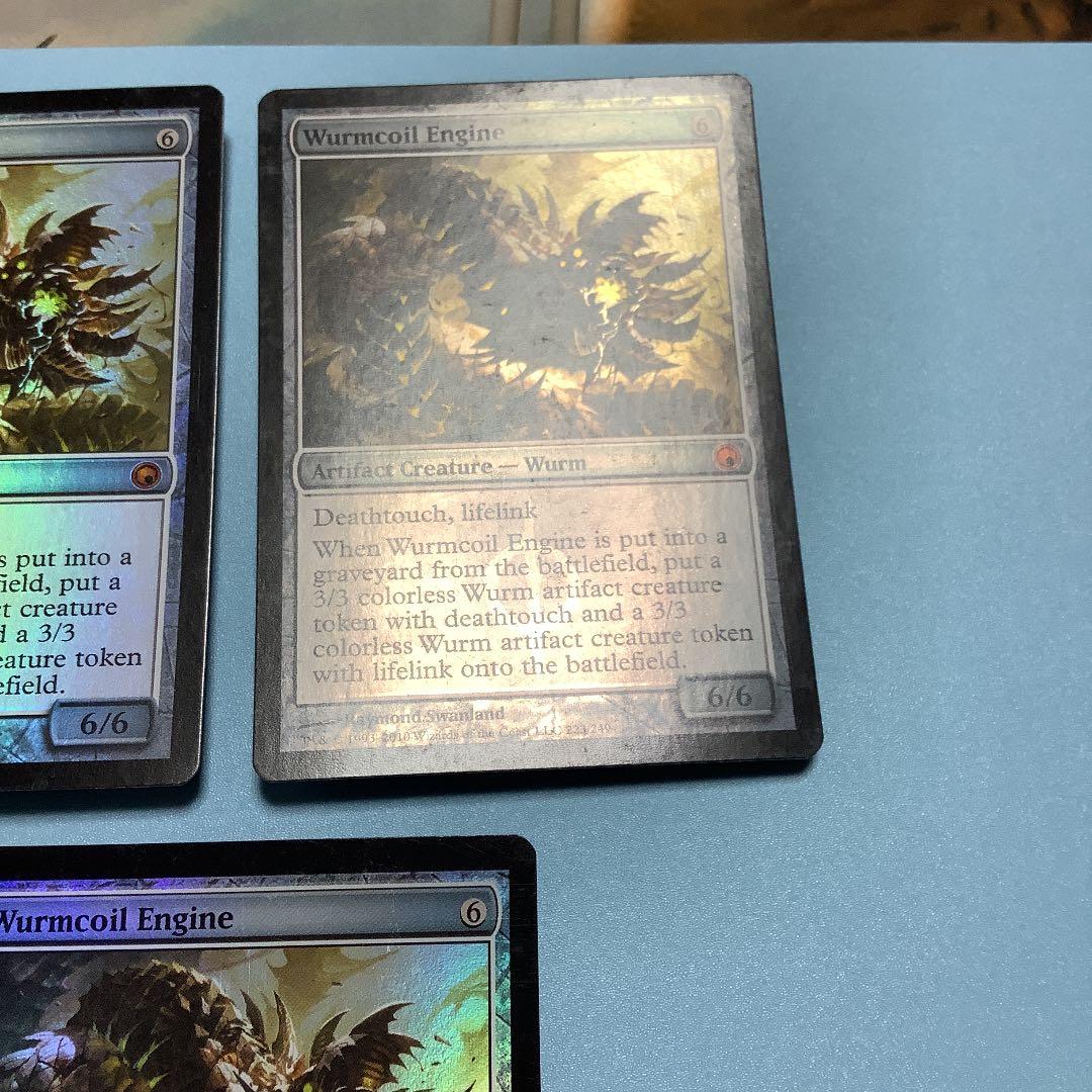 *バラ売り可*  ワームとぐろエンジン　SOM英語foil 3枚セット