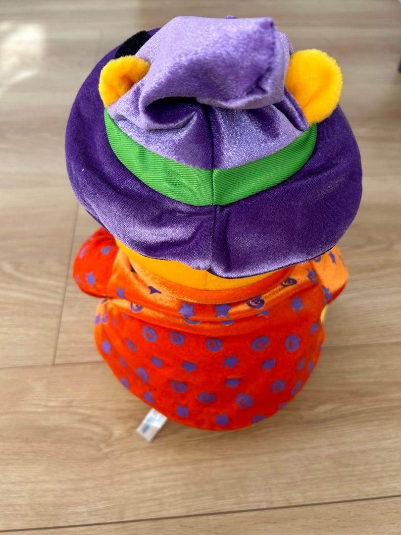 【レア】ハロウィンプーさん ぬいぐるみ 約30cm 黒猫付き