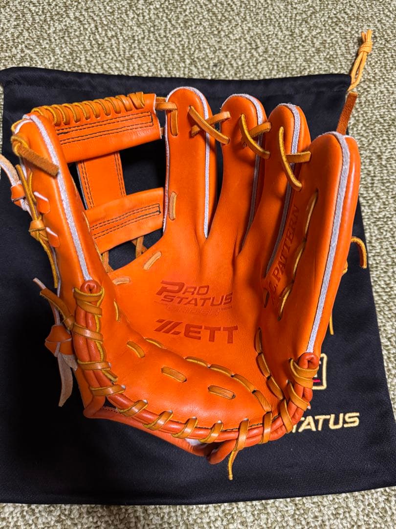 ZETT PROSTATUS プロ仕様 硬式グラブ　最終価格