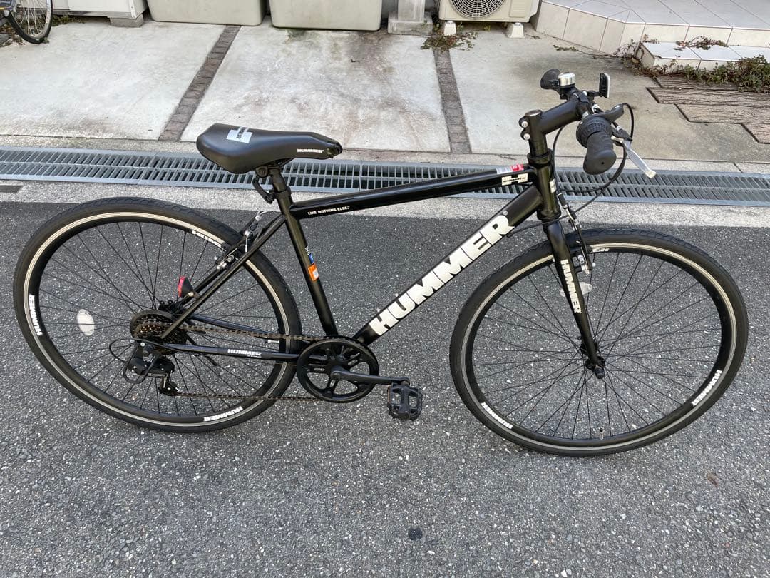お値下中！HUMMER クロスバイク ブラック【大阪引取に限る】