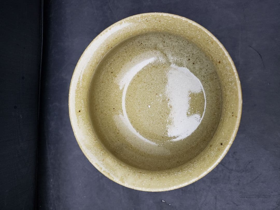 絵唐津皆具　古川華山作　清寂　茶道具　水指　建水　蓋置　花器　竹柄